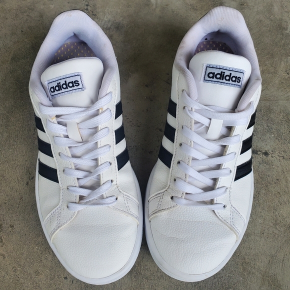 adidas Shoes - Adidas Grand Court Shoes - White/Core Black